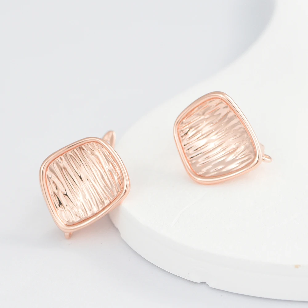 1 Paar 5 Farben 18K Vergoldete Ohrhaken Verschlüsse aus Messing DIY Schmuckherstellungszubehör für Frauen – Detail 5