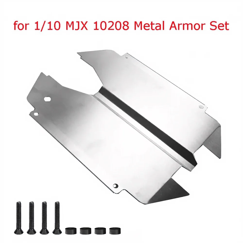 

For 1/10 MJX 10208 Metal Armor Set Collision Guard Bottom Plate Armor Upgrade Parts RC Model Accessories