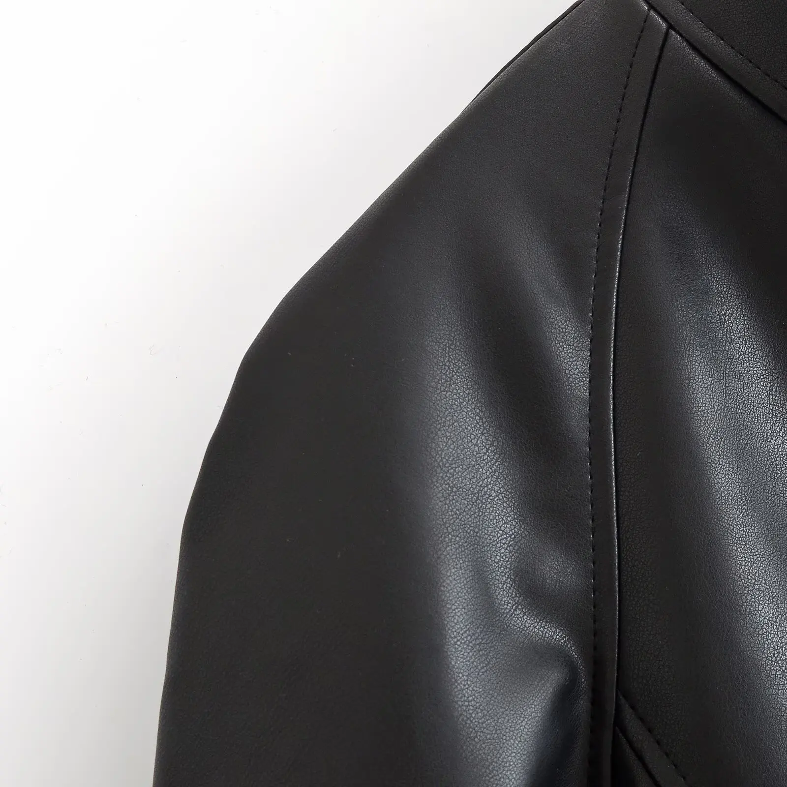 KONDALA Vintage PU Elegante Damenjacke Mode 2026 Herbst Lässig Modern Schick Einreihig mit Gürtel Streetwear Oberbekleidung – Detail 5