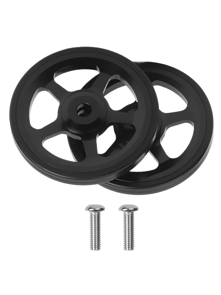

Sealed Bearing Easy Wheel for Brompton Folding Bike Aluminum Alloy Material for Reliable Push Wheel and Spare Part