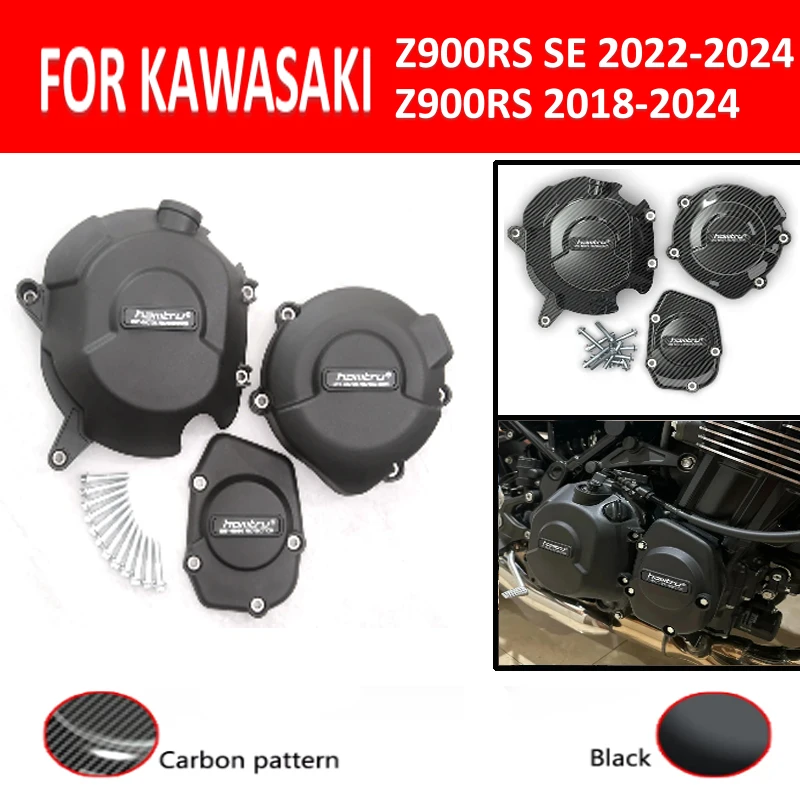 Motorcycle Secondary Engine Cover Protection For Kawasaki Z900RS 2018-2024 Z900RS SE 2022 2023 2024 Motorcycle Engine Motorcycle Secondary Engine Cover Protection For Kawasaki Z900RS 2018-2024 Z900RS SE 2022 2023 2024 Motorcycle Engine