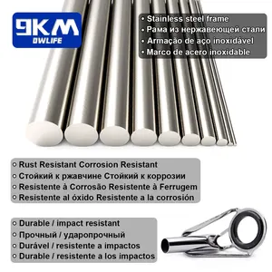 طقم إصلاح طرف دليل قضيب الصيد ، 24 ~ 230 قطعة ، دليل بناء قضيب ، حلقة سيراميك من الفولاذ المقاوم للصدأ ، صندوق صيد المياه العذبة والمياه المالحة أفضل 10 طقم لإصلاح صنارة الصيد مبيعا - رقم 6