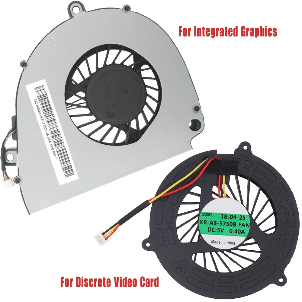 

New Laptop Cooling Fan For Acer Aspire 5350 5750 5750G 5755 5755G P5WE0 V3-571G PN AD09005HX10G300 KSB06105HA CPU