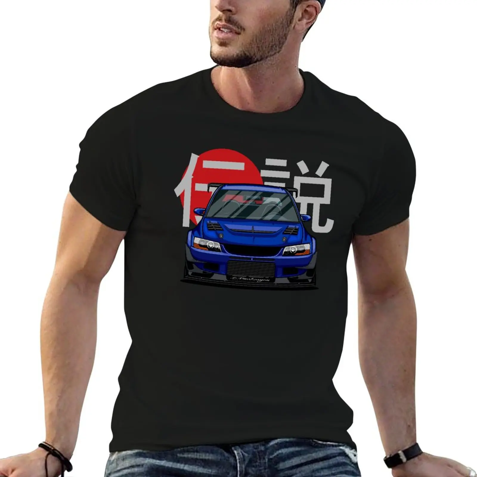

Evo 9 T-Shirt boys animal print korean fashion oversized t shirt men