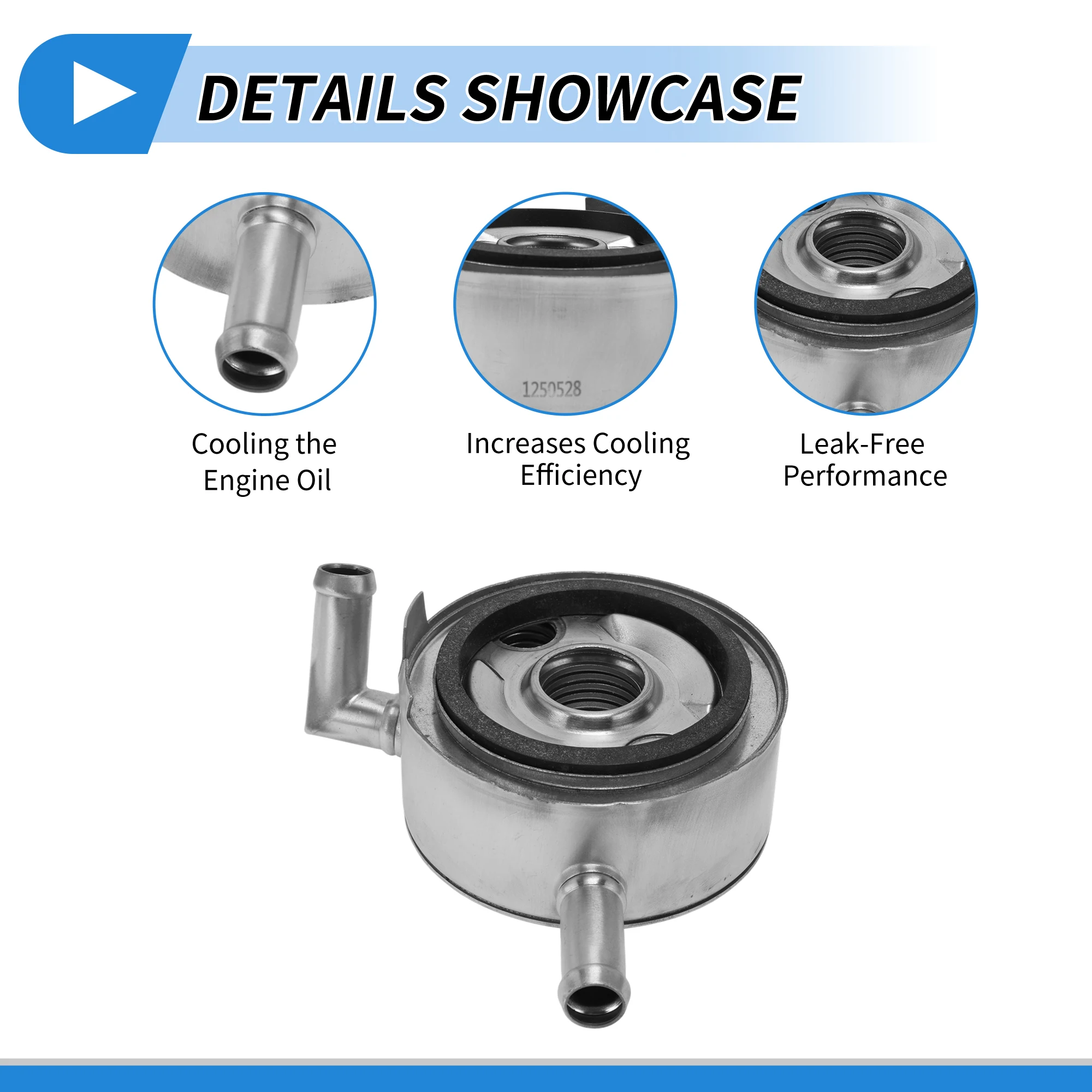 

UXCELL Engine Oil Cooler for Nissan Altima 3.5L 2007-2018 with Washer No.21305JA10B/21305JA11B/21305JA12B Aluminum Alloy