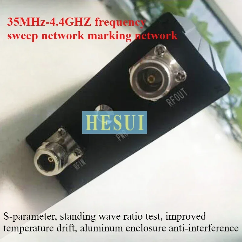 

NWT4000 35M-4.4G Network analyzer Digital frequency scanner Simple spectrum RF signal source