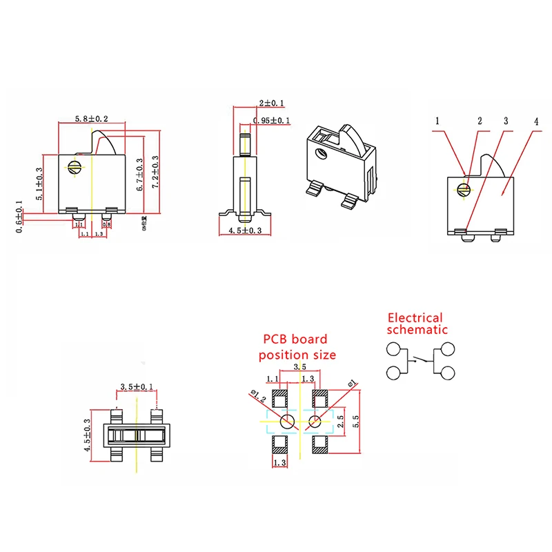10Pcs HY-C-24 Detec…