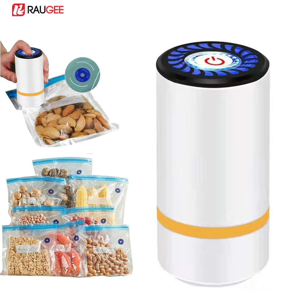 진공 포장기 펌프 무선 자동 밀봉 펌프 식품용 전기 핸드헬드 USB 충전식 식품 진공 포장기 펌프