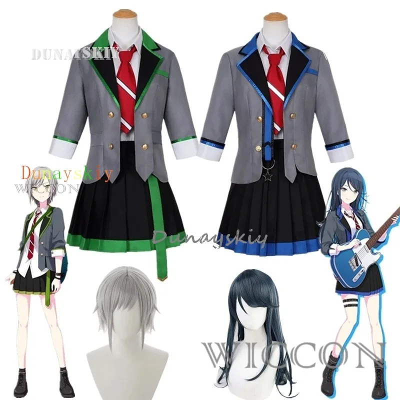 Progetto Sekai Palcoscenico colorato Leo Necessita Mochizuki Honami Tenma Saki Hinomori Shiho Hoshino Ichika Cosplay PJSK Costume Wiga;2'k,8;