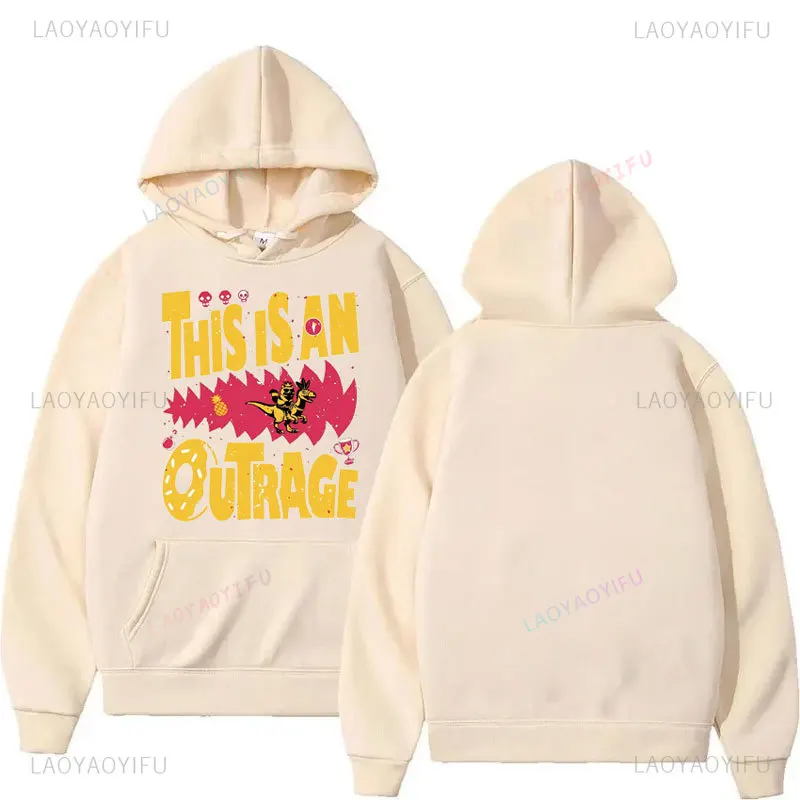 Moletom Retrô com Estampa de Dungeon Crawler - Camiseta com Capuz para Moda Feminina