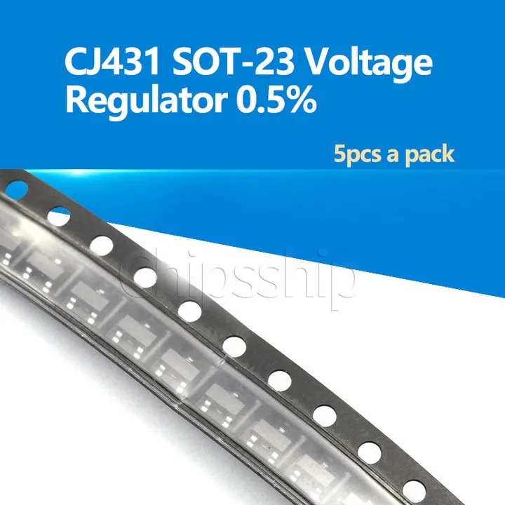 SOT-23 CJ431 0.5% Stabilized Circuit Patch Triode (5pcs)