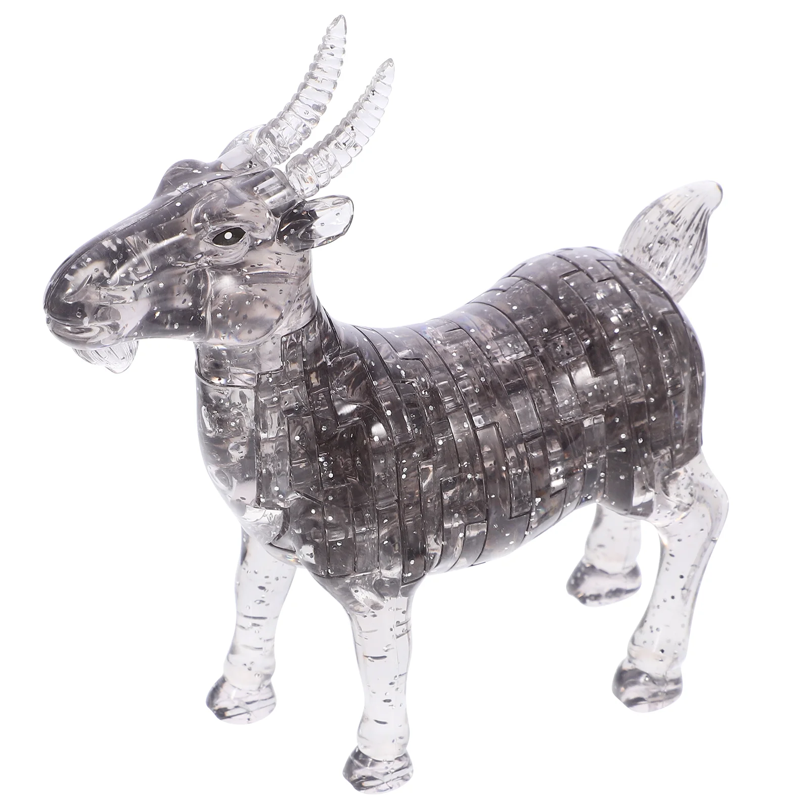 

Animal Model Toy Animals Brain Teaser Puzzles Three-dimensional Crystal Child Kids Jigsaw Ornament