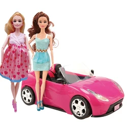 Modelo de coche para niños, juguetes para niños, juego para exteriores, casa de muñecas, accesorios para Barbie de 30cm, regalo de cumpleaños y Navidad DIY