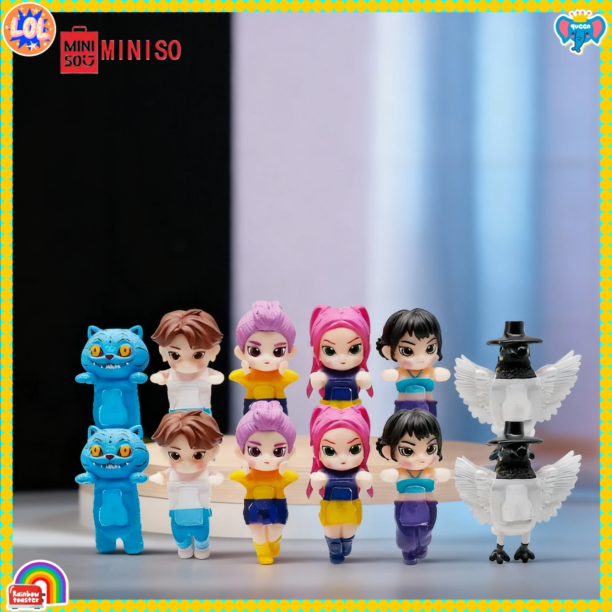 **!=2025 Hot K-p/op De/mon Hunters Random Blind Box Anime Figure Dolls Ornaments Children Birthday Gift for Fans Collectors