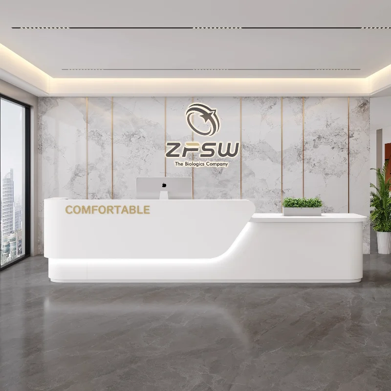 

Простые стойки регистрации компании Модные элегантные стойки регистрации Отель Ретро офисная мебель для приема и стол YSJDT