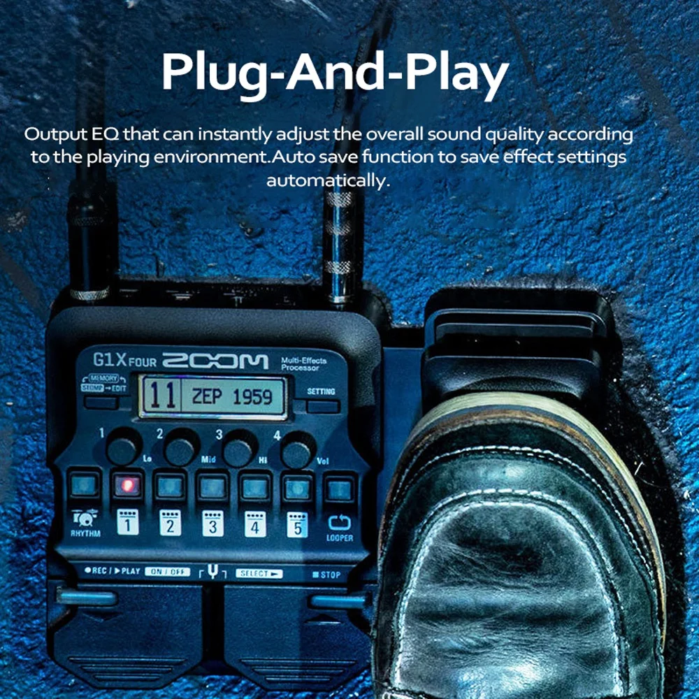 G1X Four Electric Guitar Multi Effect Processors Guitar Effectors Home Audio Musical Instruments Accessory