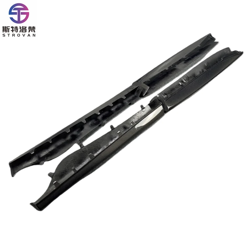 

STLF 540C 570S Upgraded OEM Style Carbon Fiber Side Bumper Long Skirt Splitter Side Skirt for Mclarens 540C 570S Body Kit