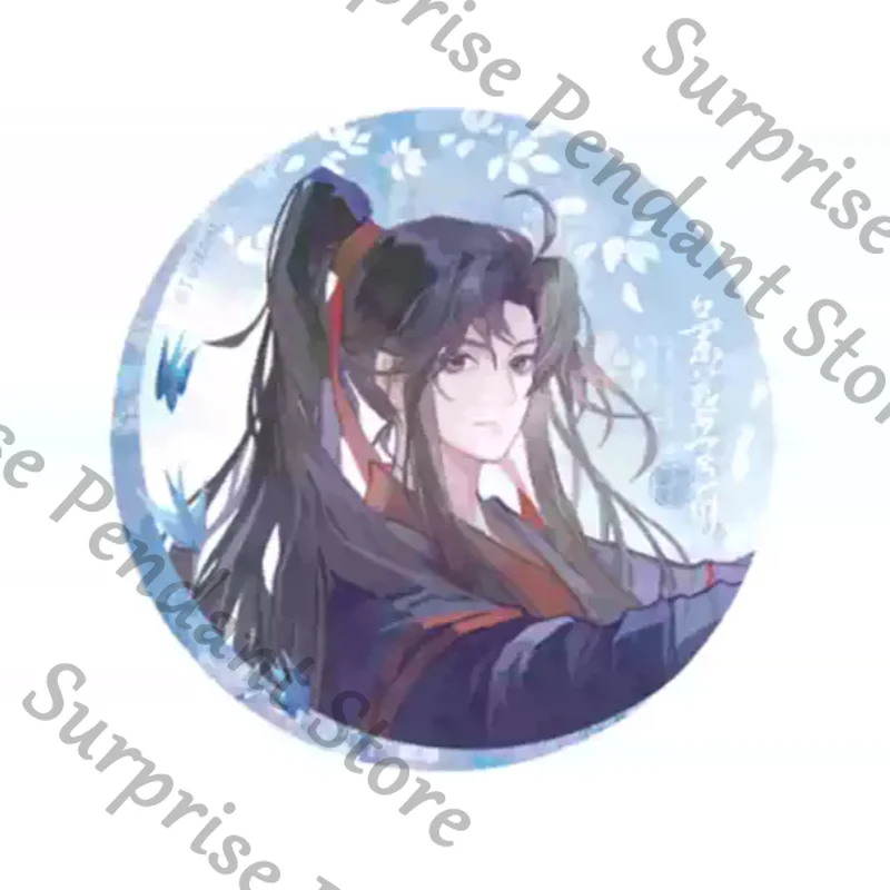 غراند ماستر الأصلي لزراعة الشيطاني WeiWuXian LanWangJi زميلين الطموين علامة شارة جمع الورق الملون