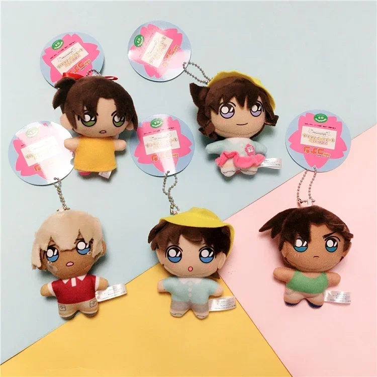 

Hot Sale Lovely Anime Cartoon Conan Plush Keychains Pendant Toys Soft Stuffed Plush Toy Dolls Birthday Gift for Kids Peripherals