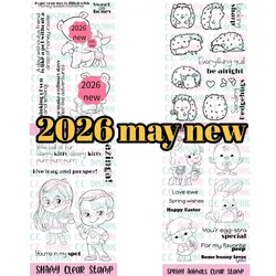 New 2026 Henry & Twila Birthday Clear Stamp Set For DIY Scrapbooking Crafts Maker Photo Album Template Handmade Decoration