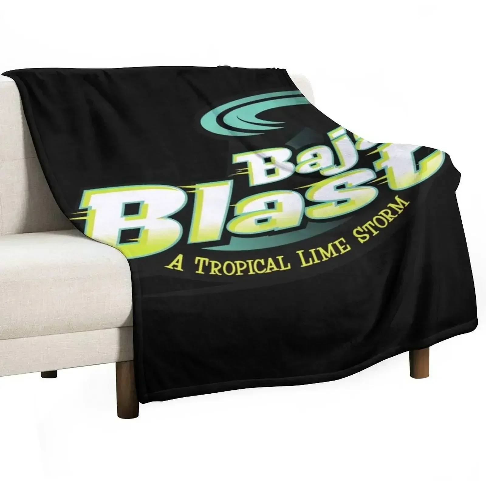 

Плед с логотипом Baja Blast, пушистый плюшевый плед для дивана и кресла