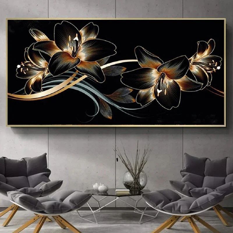 5D Diamond Painting Lily in the Dark Diamond Art Embroidery Gifts Restaurant Office Home Decor DIY Diamond Cross Stitch Kits