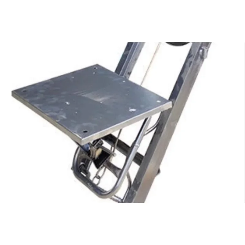 Electric Mobile Elevator Hoist Feeder Mobile Platform Vehicle-Mounted Cargo Loader Unloader Fish Pond Fish Lifter