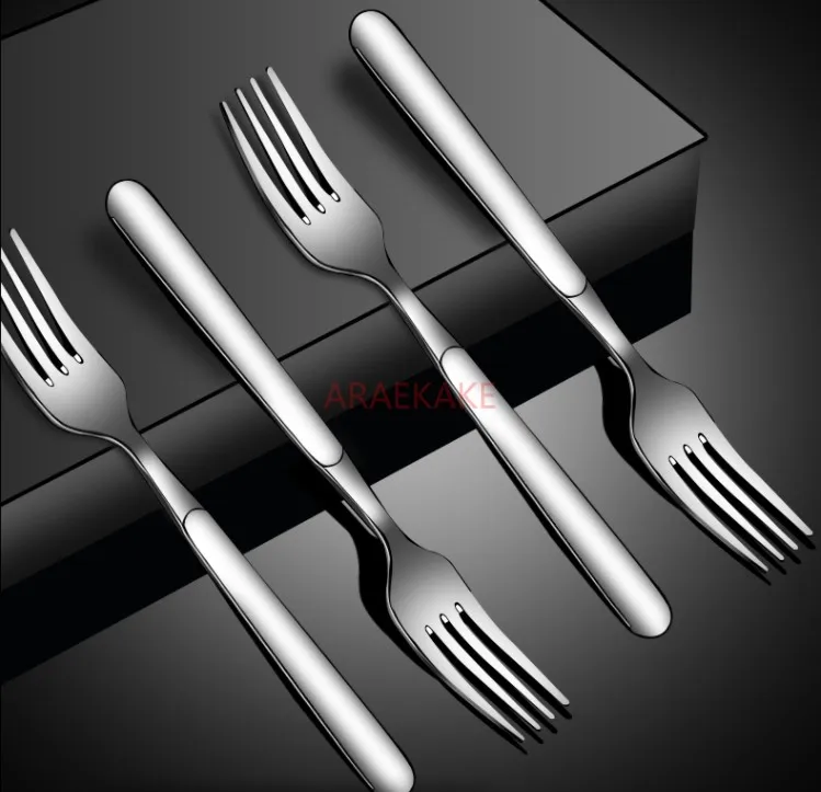 316 stainless steel fork tableware for household use, 304 adult and children's pasta fork, Western style steak fork spoon