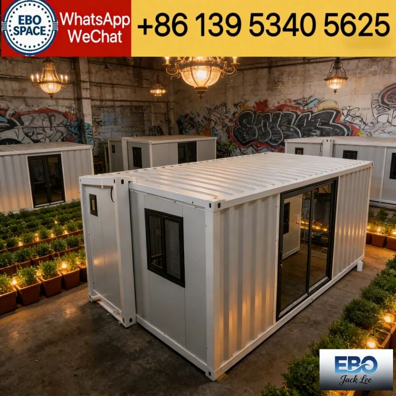 Compact Expandable Container House Space Saving Modular Build Suitable for Small Residential Projects