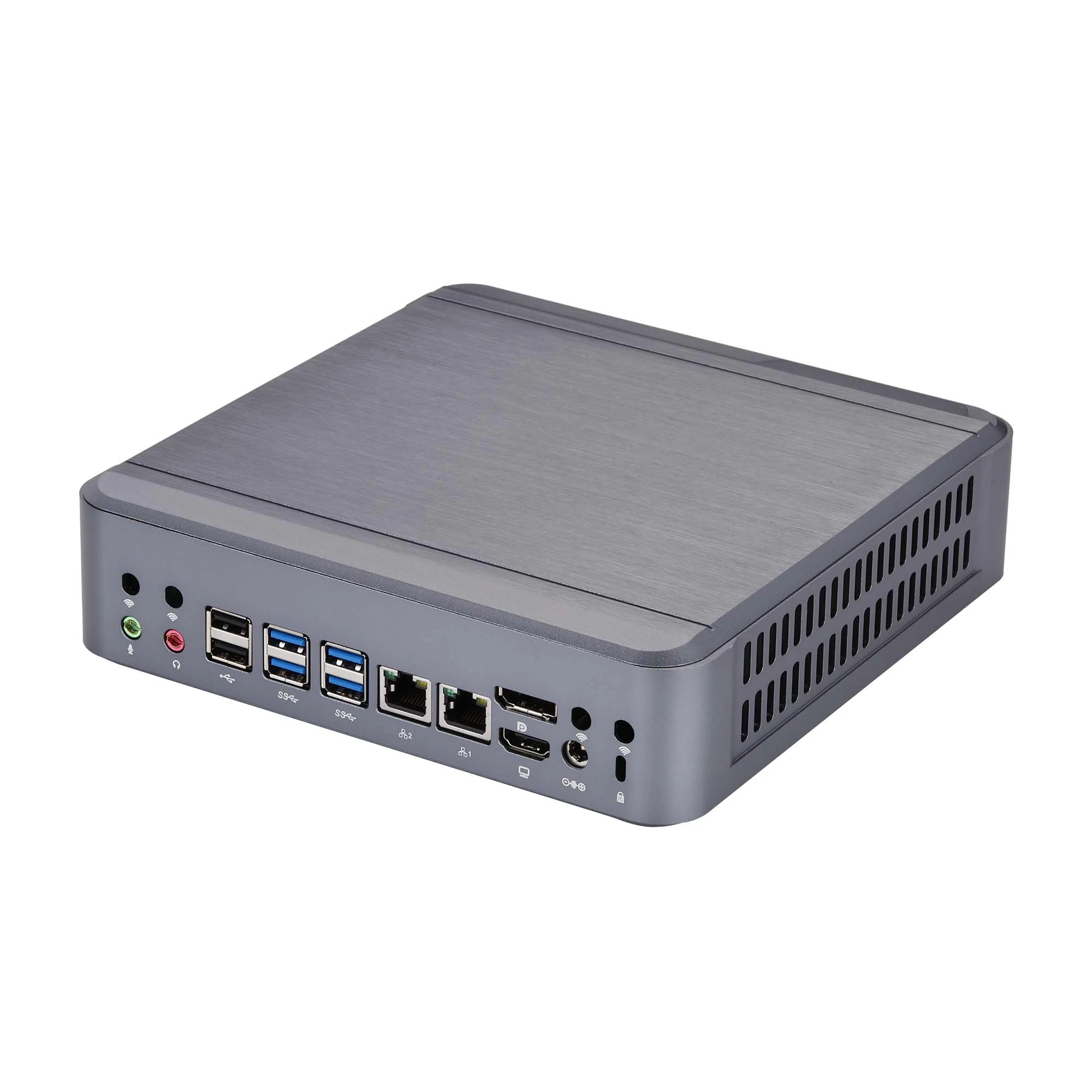 Qotom-Mini PC Q7under S, 12e et 13e génération, processeur Isabel Core i3, i5, i7, chipset H610, Barebone NUC, ventilateur de bureau