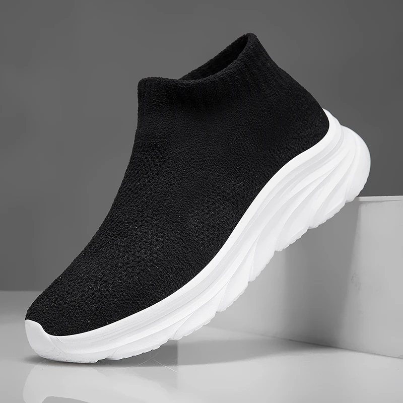 

Unisex Winter Socks Shoes Casual Cotton Shoes Slip-On Tennis Loafer Casual Sports Shoes Breathable Running Shoe Ankle Plush Shoe