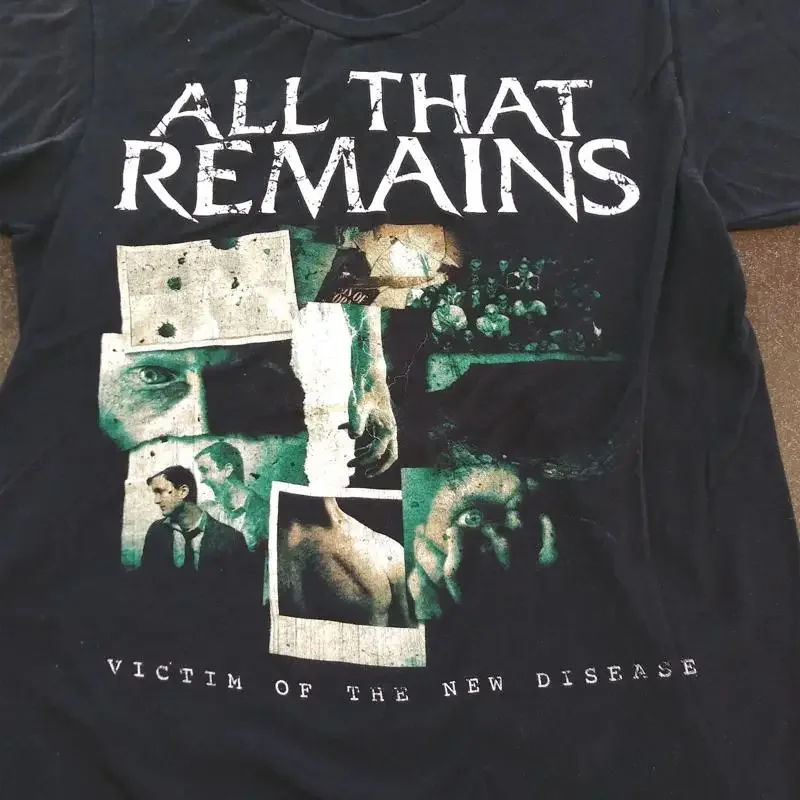 All That Remains Tour Victim Of The New Disease Black T Shirt Size