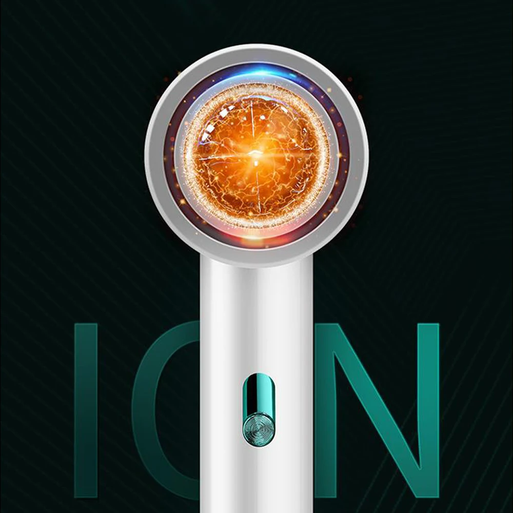 Secador de pelo de alta potencia para el hogar, conjunto de aire frío y caliente, herramienta de modelado de diseño de ruido de fondo silencioso, temperatura constante inteligente