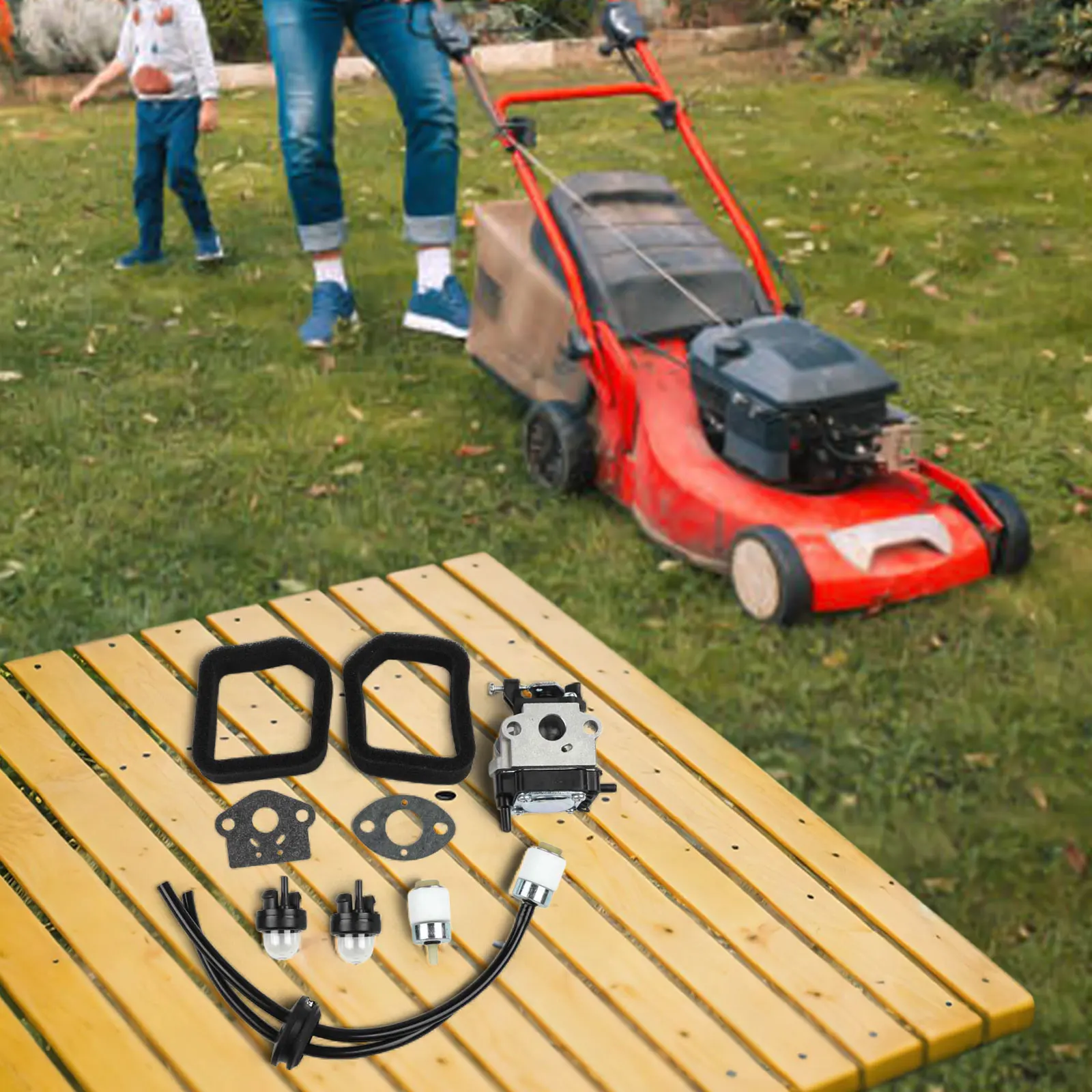 Комплект карбюратора для Toro 51972 51974 51952 51954 51955 51956 51957 51958 с необходимыми компонентами для обслуживания