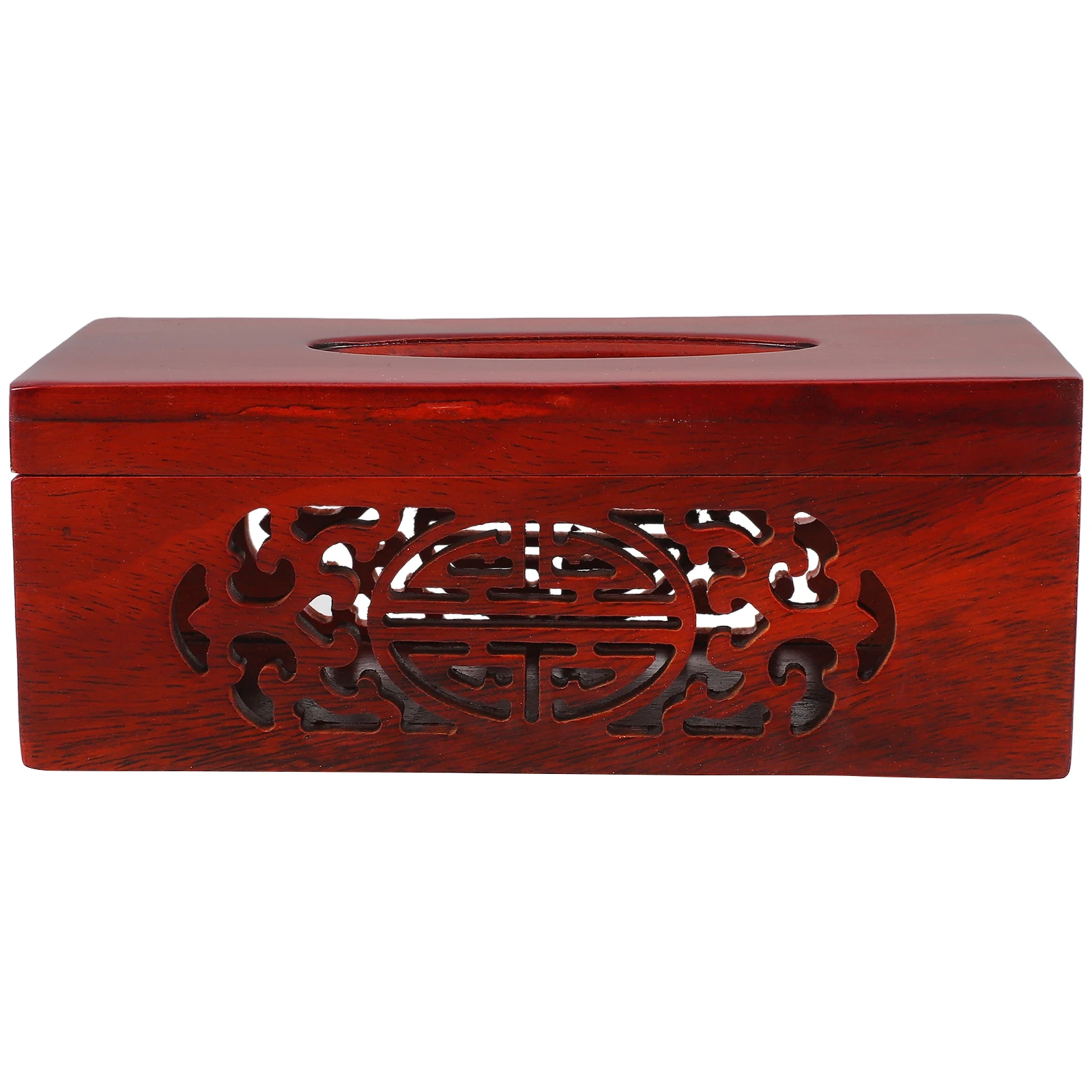 

Wooden Tissue Box Cover Holder Large Capacity Easy Retrieval No Waste Simple Design Suitable for Various Occasions