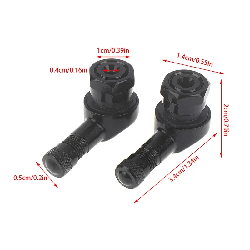 1Pc 90 度 CNC オートバイタイヤバルブステム 17 ミリメートルユニバーサル CNC アルミチューブレスバルブステム 10 色バルブキャップ