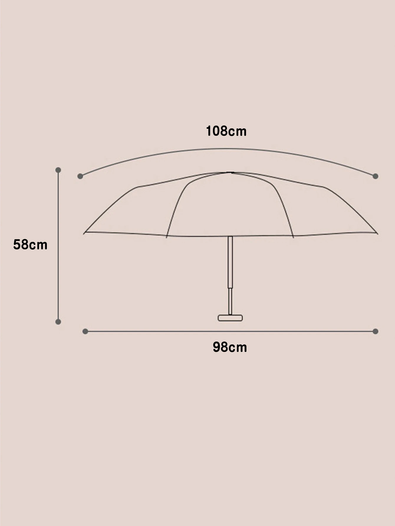 Korean version of small fresh and cute salt series creative fully automatic rain and sun umbrella for sun protection