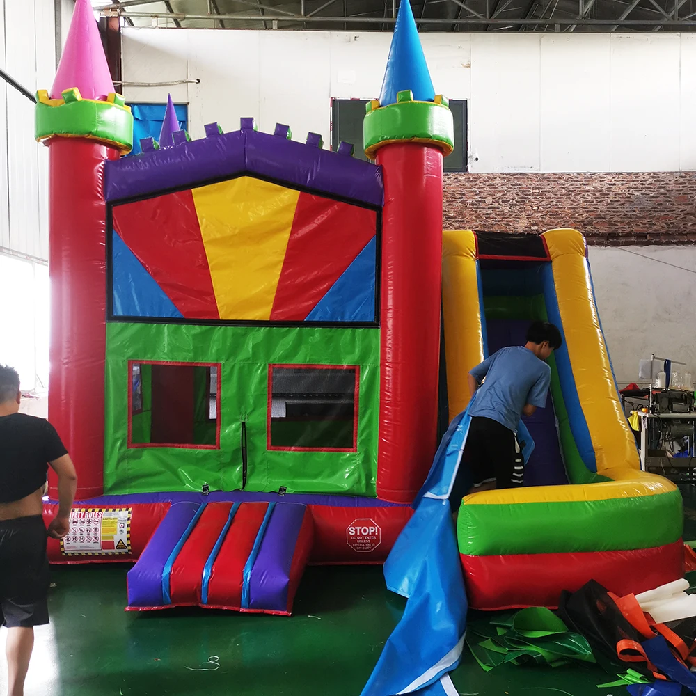 New Design Bouncy Castle Hot Selling Items Jumping Inflatable Bounce With Slide For Outdoor Kids Used