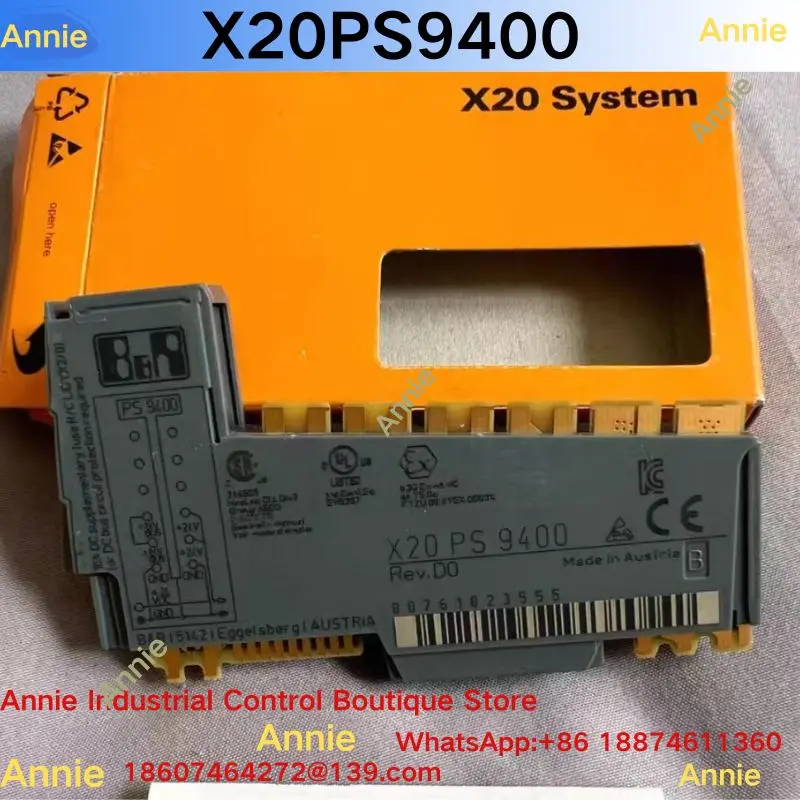 Original X20PS9400 PLC Module X20 PS 9400 - Electronic Control System Automation Part