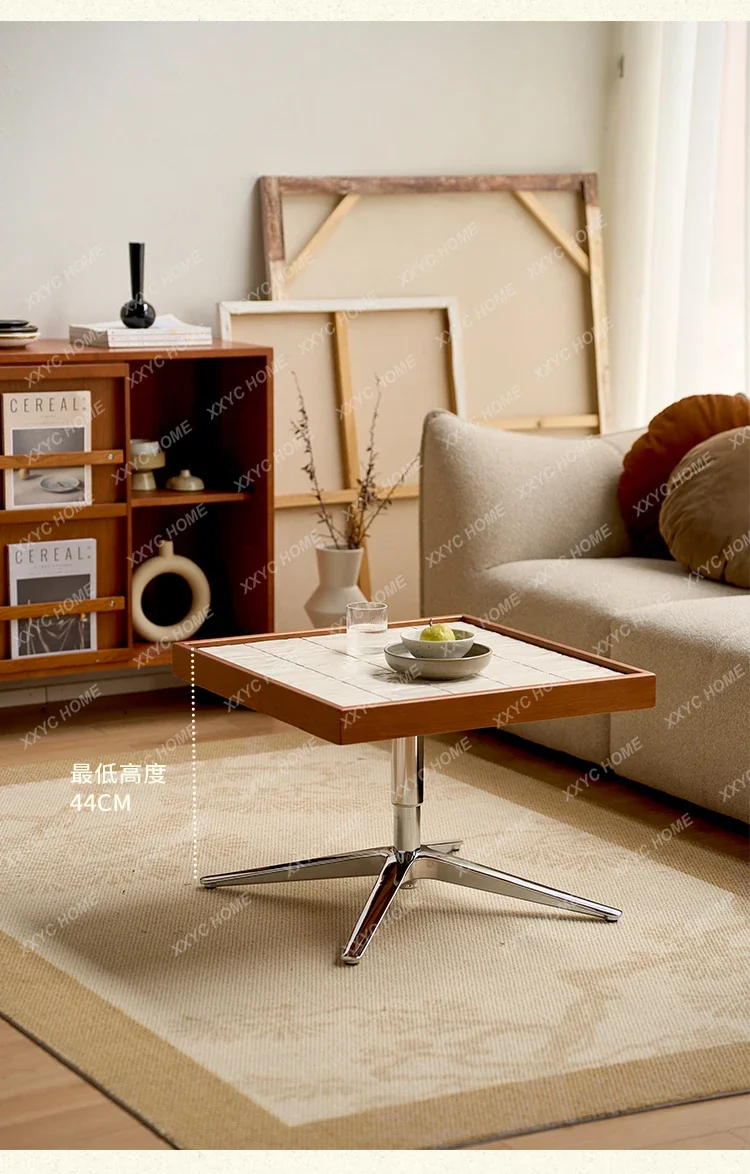 modern simple Mubai coffee table lifting edge few Bauhaus style tile table living room home