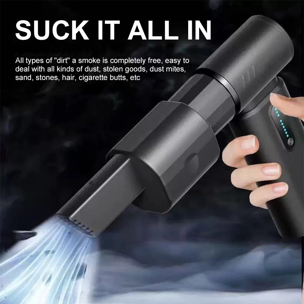 130000 RPM 53 m/s Auto Spolverino Elettrico Mini Turbo Violento Ventilatore Ricaricabile Super Forte Jet Dry Strumenti di Pulizia Della Tastiera