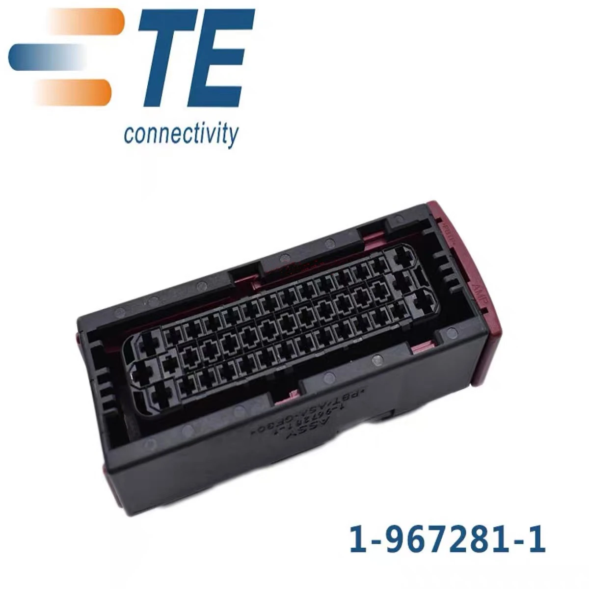 1-967281-1 TE pitch 4mm 42P 3 row Black wire-to-wire connector
