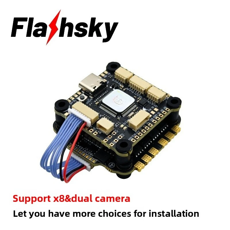 Nowość: Flashsky odświeżony i ulepszony GAMMA-V2 Flying Tower F722 Flight Control + BL32 ESC