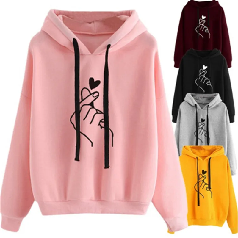 Yvlvol Damen Hoodies Frühling Herbst Pullover irt New Faion Damen Crew Ne Long Sve Pullover Streetwear