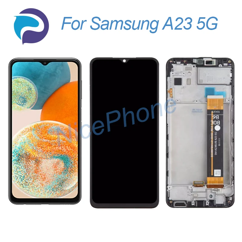 

Для Samsung A23 5G ЖК-экран + сенсорный дигитайзер дисплей 2408*1080 SM-A236U/U1/B/DS/DSN/E A23 5G экран ЖК-дисплей