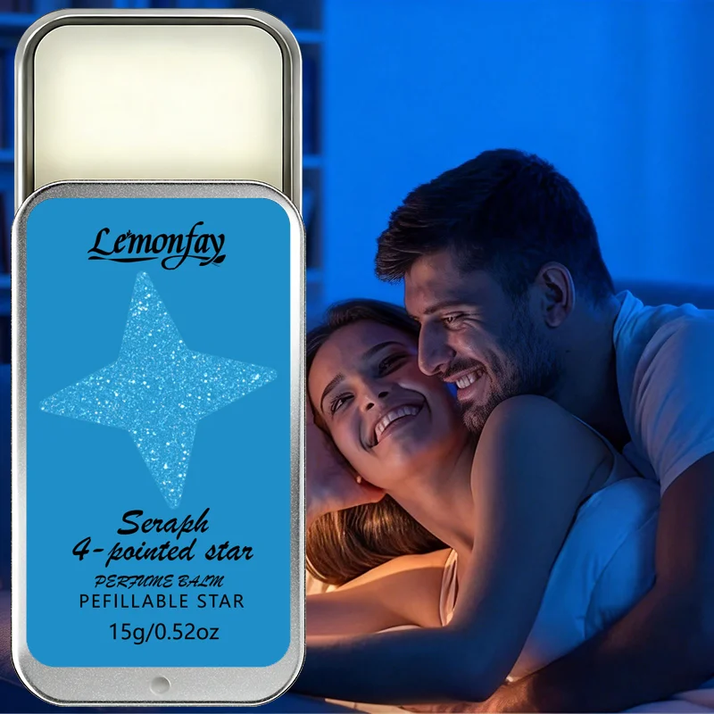 

Парфюмерный бальзам Lemonfay Seraph 4-Pointed Star - 15 г, многоразовый, твердый, портативный, стойкий, карманный парфюм