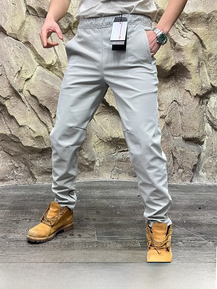 

High-End Outdoor Men's Lightweight Waterproof Soft ell Sports Pants 3D Cutting Straight Leg Casual Trousers for Climbing