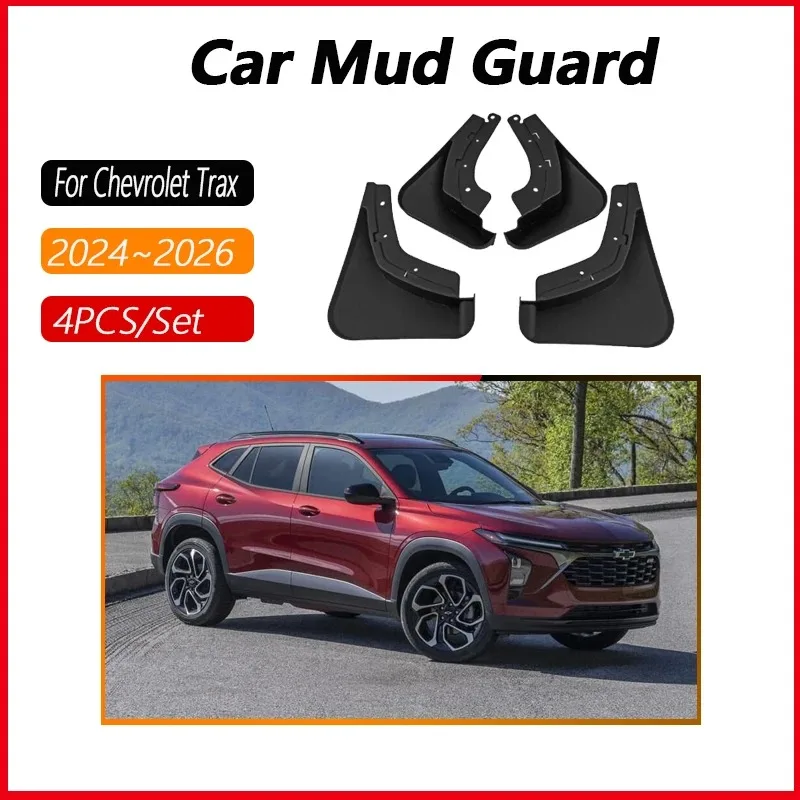 

Car Mudflap for Chevrolet Trax 2024 2025 2026 Chevy Seeker MK2 Anti-splash Mudguard Flares Splash Guards Fender Auto Accessories