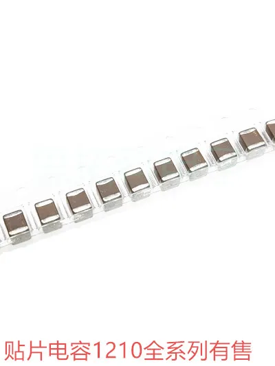 50pcs 1210 SMD Chip capacitor 1nF 4.7nF 100nF 470nF 680nF 0.1uF 1uF 2.2uF 4.7uF 10uF 22uF 47uF 100uF 10V 16V 25V 50V 1KV 2KV