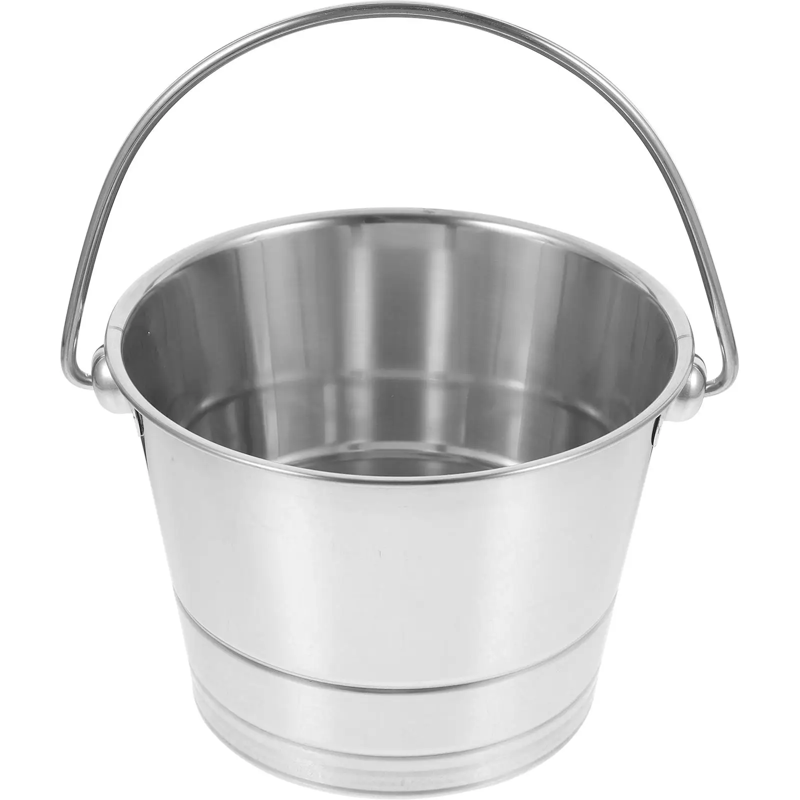 Description Picture 3 of itemPremium Stainless Steel Portable Ice Bucket For Beer Cooling Party Storage Container Anti Rust Can Cooler Buckets